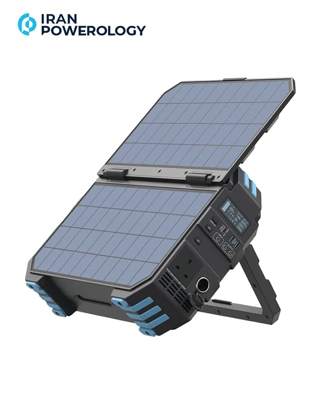 پاور استیشن خورشیدی 1600 وات پاورولوژی Powerology Helio 1600W Portable Solar Power Generator PPBCHA1600BK
