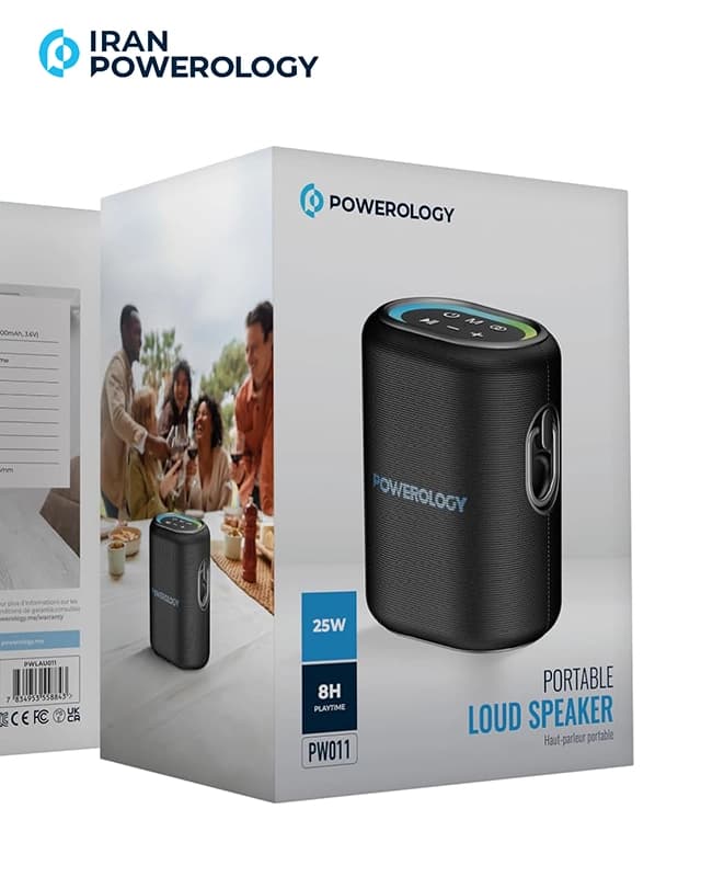 اسپیکر پاورولوژوی Powerology Portable Loud Speaker PW011 — تصویر ۳