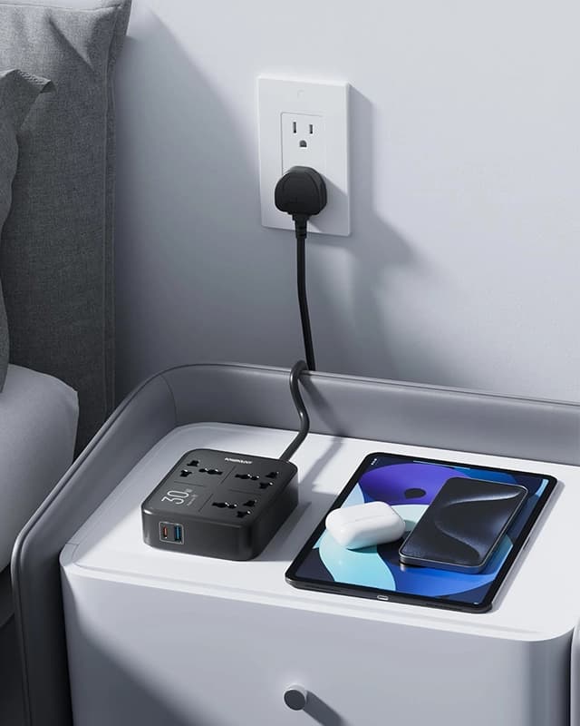 چند راهی پاورولوژی Powerology Power Strip 3250W PWCUQC037 — تصویر ۲