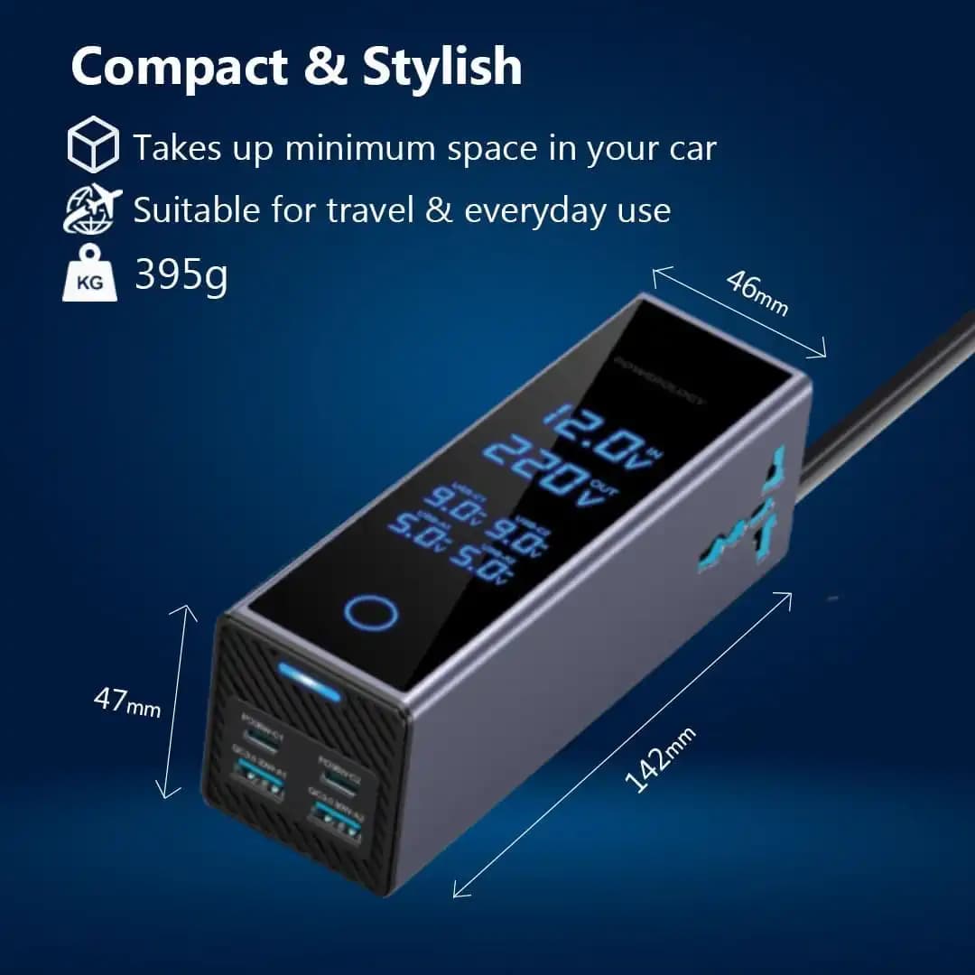اینورتر خودرو پاورولوژی Powerology 300W Power Inverter PWC044 — تصویر ۳