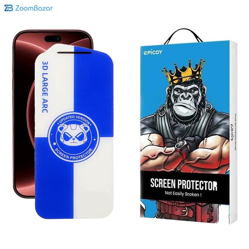 گلس اپیکوی مدل Kusa 3D Large Arch مناسب برای گوشی موبایل اپل iPhone 17 / 16 Pro / 17 Pro / 18 Pro — تصویر ۲