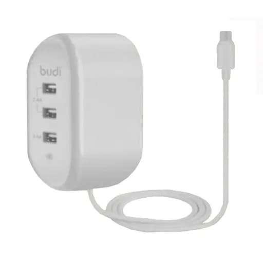 شارژر دیواری 24W بودی با خروجی USB و کابل microUSB مدل M8J312EM با گارانتی 18 ماهه (6 ماه تعویض) — تصویر ۳