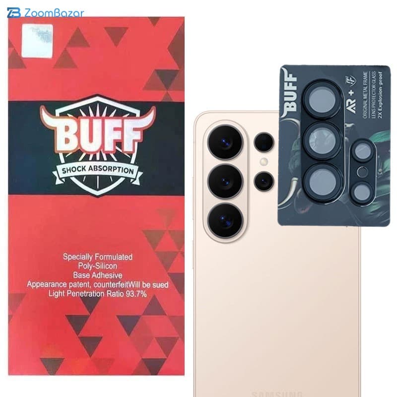 گلس لنز دوربین فلزی بوف مدل Steel Shield مناسب برای گوشی موبایل سامسونگ Galaxy S26 Ultra — تصویر ۱۰