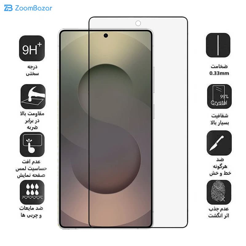 گلس اپیکوی مدل Anti-Static مناسب برای گوشی موبایل سامسونگ Galaxy S26 Ultra — تصویر ۳