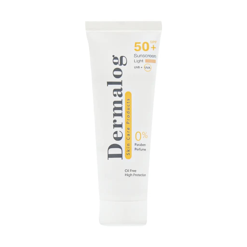کرم ضد آفتاب فاقد چربی SPF50 درمالوگ مناسب پوست چرب و مختلط 50 میلی لیتر