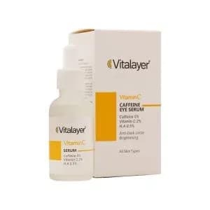 سرم دور چشم کافئین ویتالیر مدل Vitamin C حجم 30 میلی لیتر — تصویر ۳