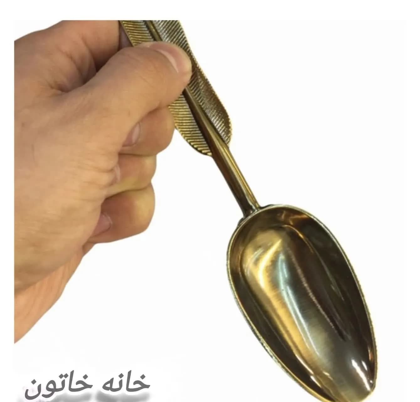 قاشق آجیل خوری طرح برگ — تصویر ۷