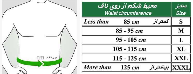 شکم بند بعد از جراحی و ساکشن ماناطب — تصویر ۲