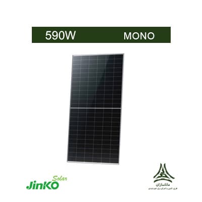 پنل خورشیدی 590 وات مونوکریستال N-Type TOPCon Bifacial برند JINKO