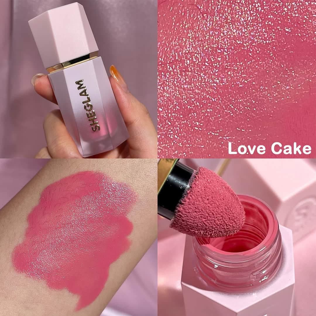 رژگونه مایع شیگلم رنگ لاو کیک Love Cake — تصویر ۹