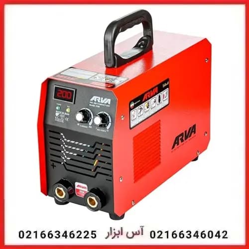 اینورتر جوشکاری آروا مدل 2184 ظرفیت ۲۰۰ آمپر IGBT کامپکت(باکابل وانبر)