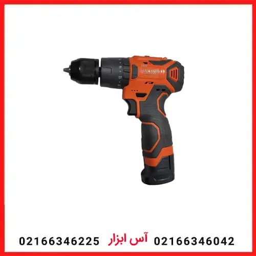 دریل شارژی چکشی براشلس ۱۲ ولت آنکور مدل DCE 12