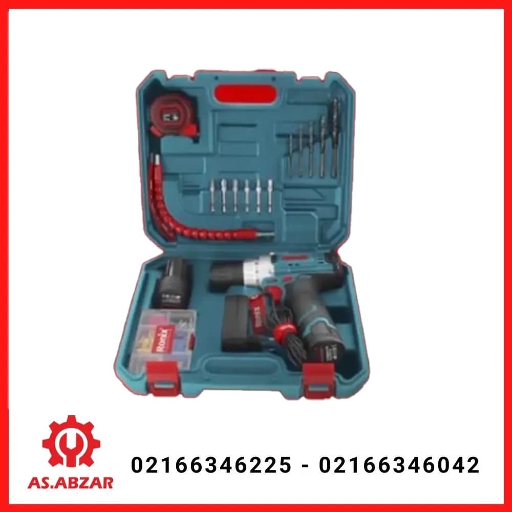 کیت دریل شارژی 12 ولت رونیکس مدل RS-8613