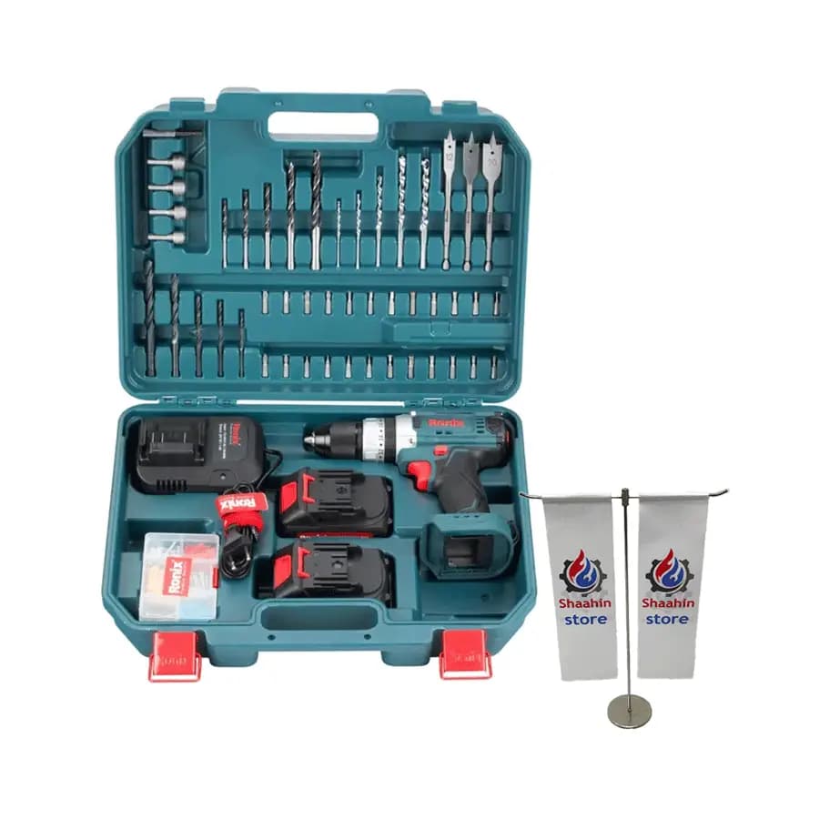 کیت دریل شارژی 20 ولت رونیکس مدل RS-8619 — تصویر ۲
