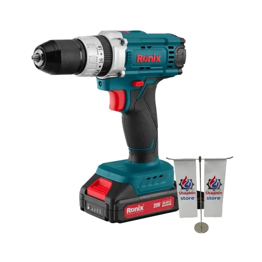 کیت دریل شارژی 20 ولت رونیکس مدل RS-8619 — تصویر ۳