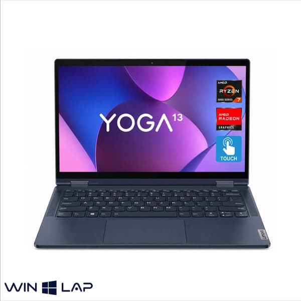 لپ تاپ LENOVO مدل YOGA 6 – 13.3 inch Touch – پردازنده Ryzen 5-5730U – گرافیک AMD Radeon Vega 7 حافظه RAM 8GB حافظه هارد SSD 256GB