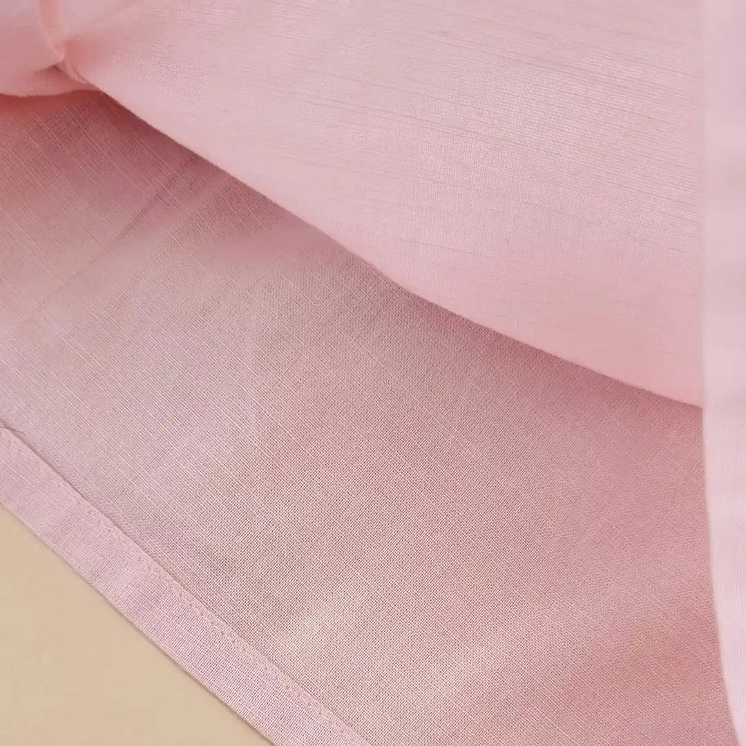 پیراهن صورتی H&M-کدLK1326 — تصویر ۶