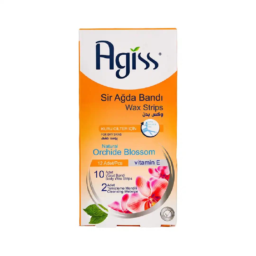 نوار موبر بدن اورکیده بلاسوم آگیس 12 عددی/Orchide Blossom Body Shaving 12 Tape Agiss — تصویر ۲