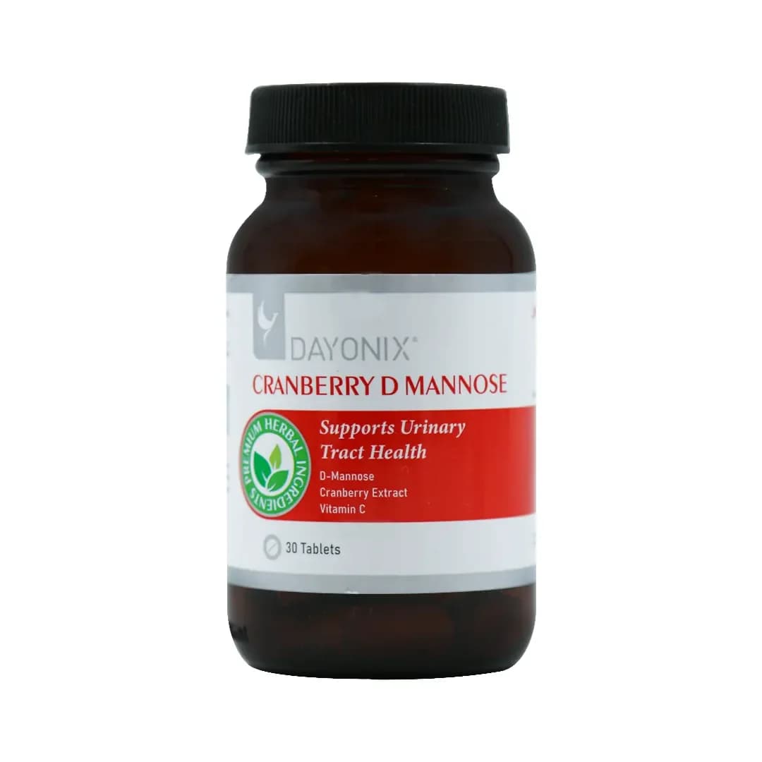 قرص کرن بری دی مانوز دایونیکس فارما 30 عددی/Dayonix Cranberry D Mannose 30 Tabs — تصویر ۳