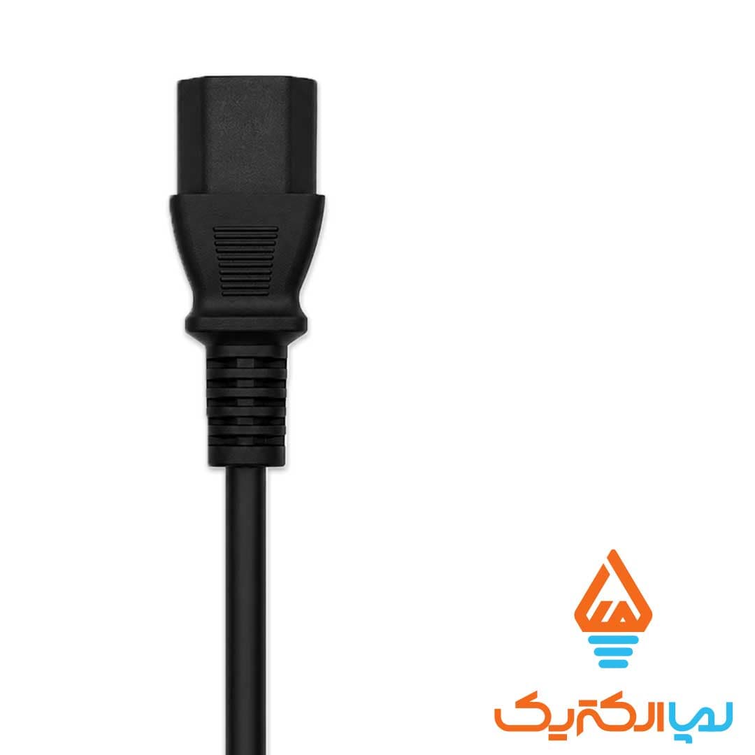 کابل برق پاور کامپیوتر و لپ تاپ 3 متری دی نت — تصویر ۳