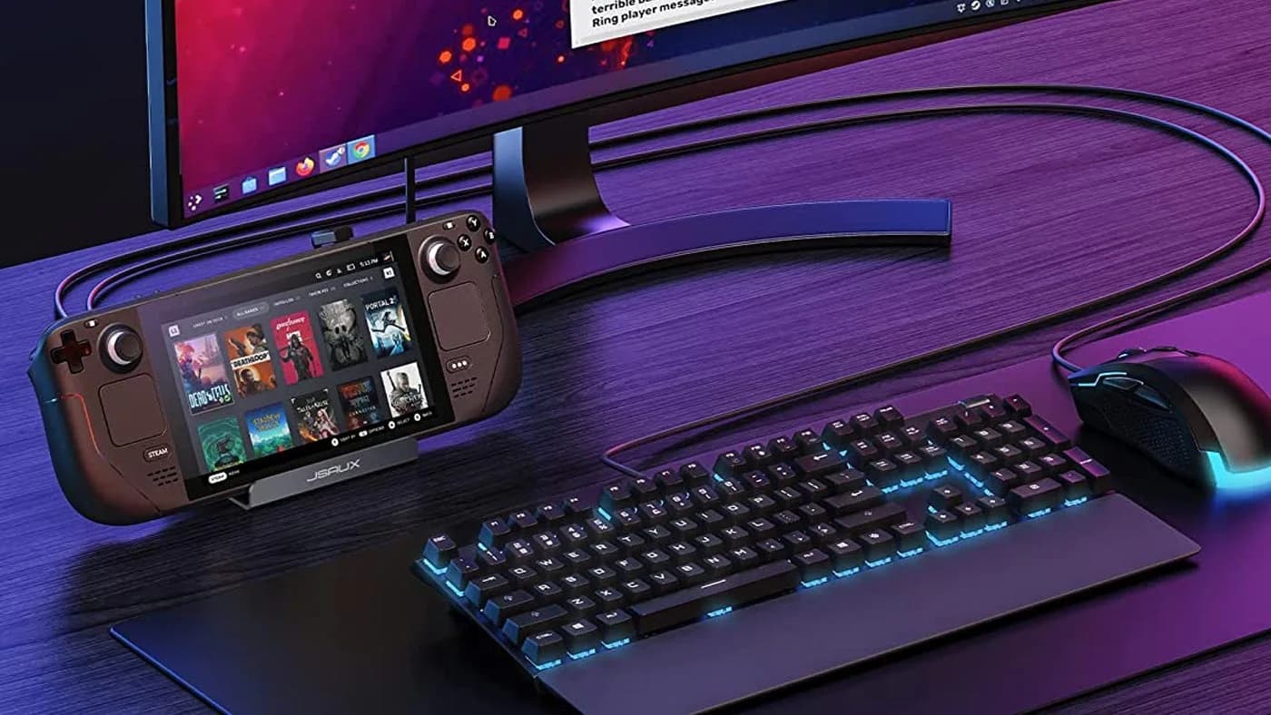 پایه کنسول رسمی استیم دک Valve steam deck docking station — تصویر ۳