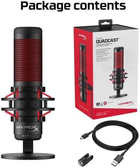 میکروفون گیمینگ هایپرایکس مدل QuadCast — تصویر ۳