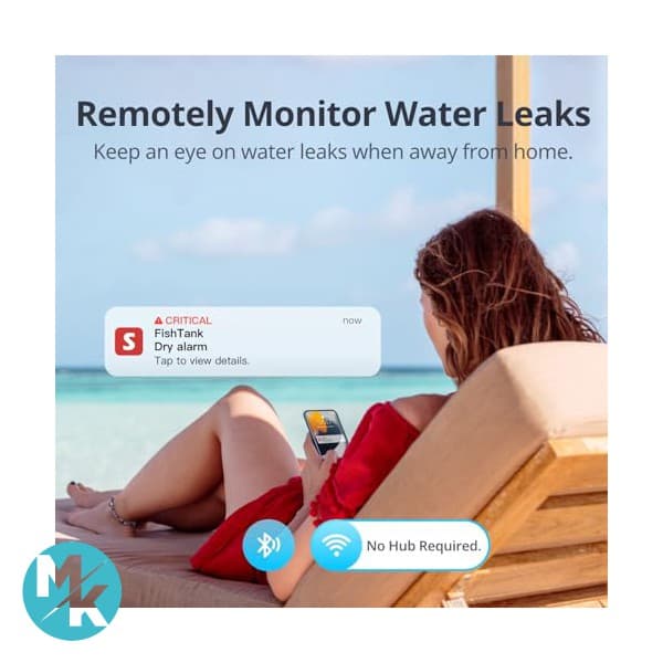 سنسور نشت آب SwitchBot مدل W4402000 همراه با کابل — تصویر ۳