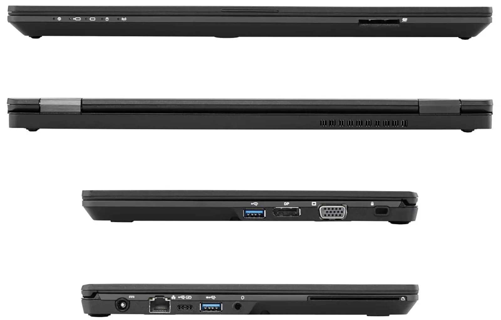 لپ‌تاپ لمسی 360 درجه فوجیتسو مدل Fujitsu Lifebook P727 | Core i5 نسل 7، رم 8GB، حافظه 256SSD | قلم دیجیتال — تصویر ۲