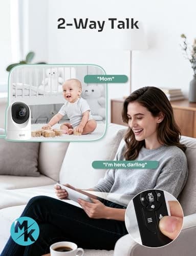 دوربین اتاق کودک GHB مانیتور 7 اینچ مدل sm71 — تصویر ۱۲