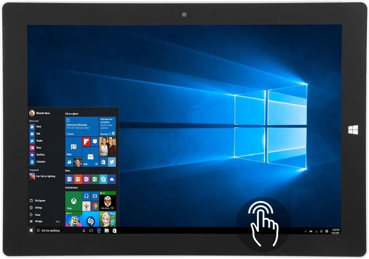 تبلت مایکروسافت سرفیس 3 | پردازنده Atom X7 | رم 4GB | حافظه SSD 128GB | صفحهنمایش 10.8 اینچ — تصویر ۸