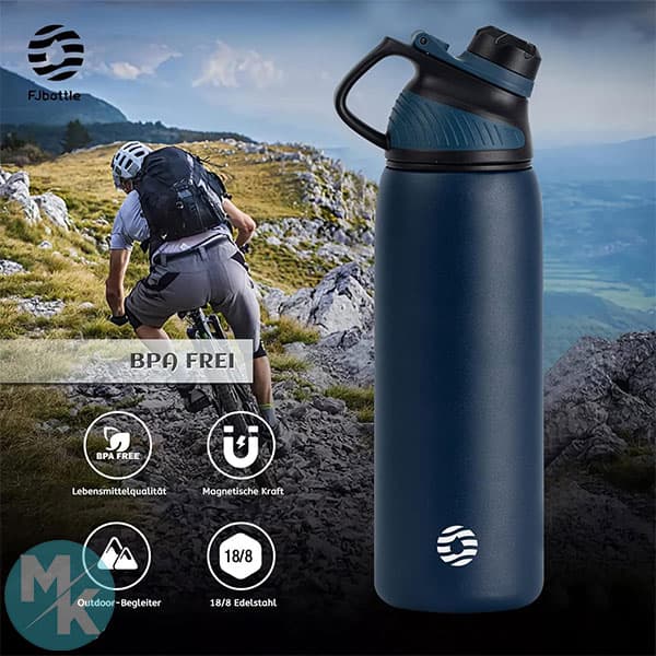 بطری آب استیل برند Fjbottle مدل LKG-600 — تصویر ۲