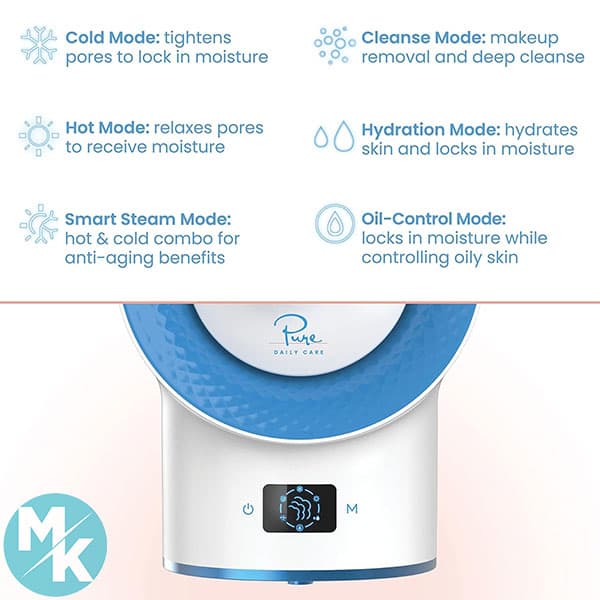 دستگاه بخور مخصوص پاکسازی صورت برند Pure Daily Care مدل PDCNC — تصویر ۵