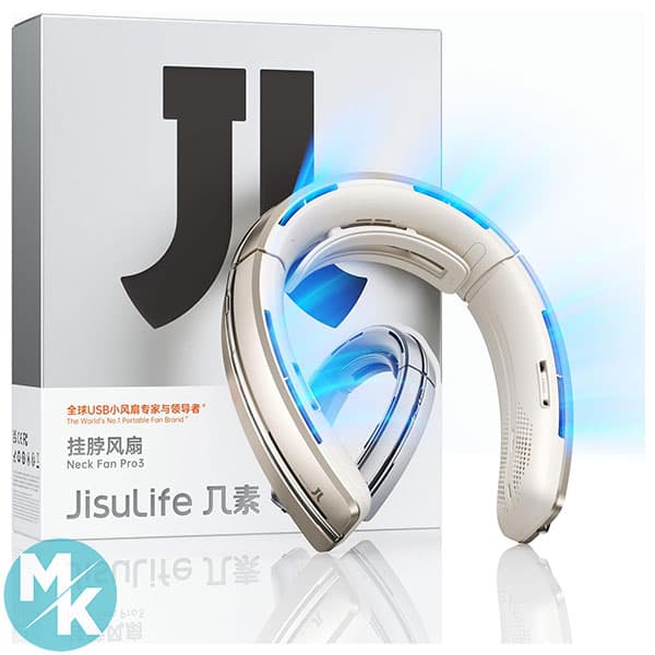 پنکه گردنی شارژی برند JISULIFE مدل PRO3