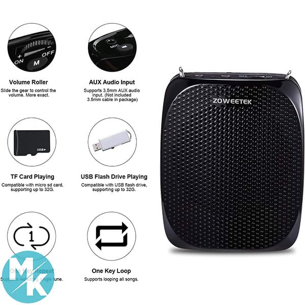 تقویت کننده صوتی قابل حمل برند ZOWEETEK مدل ZW-Z258 — تصویر ۵