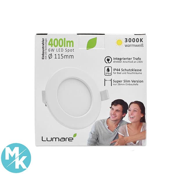 چراغ توکار سقفی گرد برند Lumare مدل ‎43459