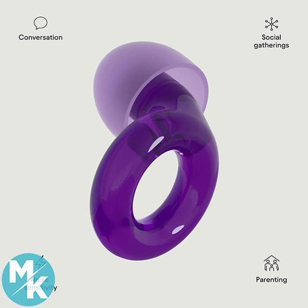 گوش گیر ضد نویز برند Loop مدل Violet — تصویر ۴