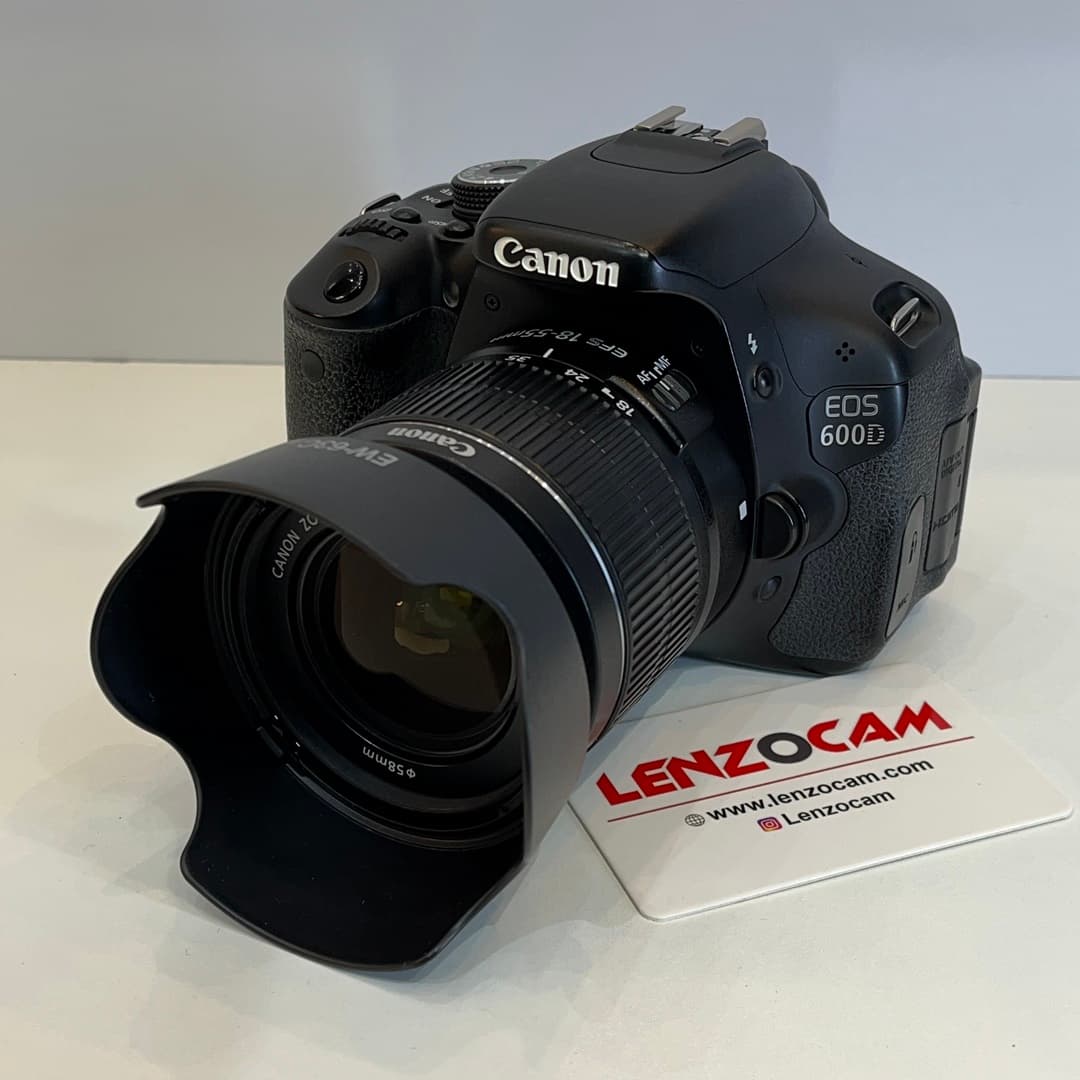 دوربین دست دوم Canon 600D 18-55