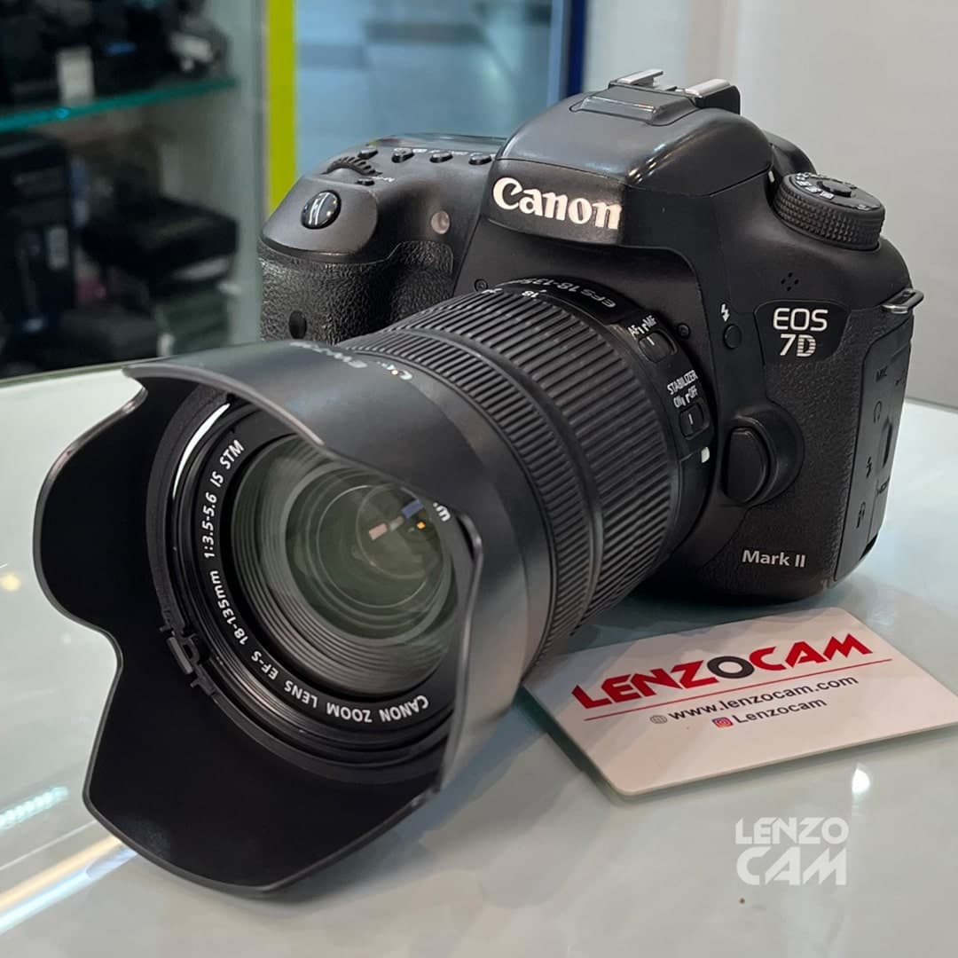دوربین دست دوم كانن مدل Canon 7D به همراه لنز 135-18