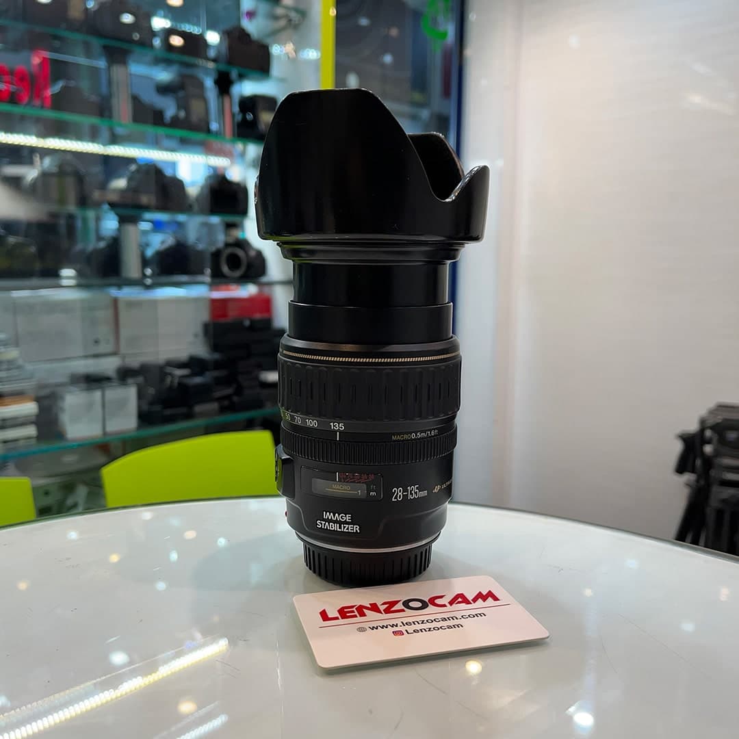 لنز دست دوم كانن مدل Canon EF 28-135MM — تصویر ۲