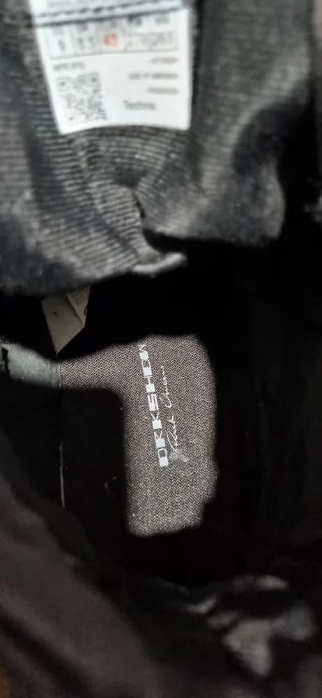 بوت ریک اونز RICK OWENS کد 3808 چرم مشکی مات — تصویر ۲