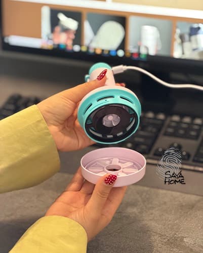 جارو شارژی کوچک رومیزی | مینی جاروبرقی دستی USB برای میز و کیبورد — تصویر ۲