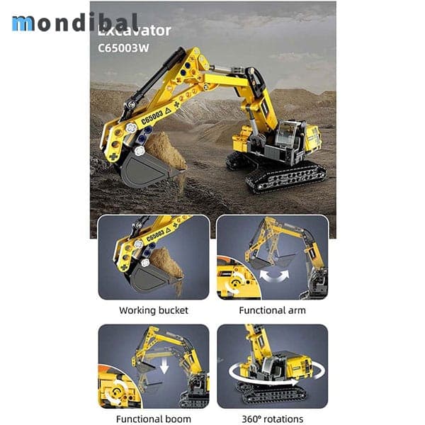 ساختنی کادا مدل بیل مکانیکی متحرک کد C65003W — تصویر ۳