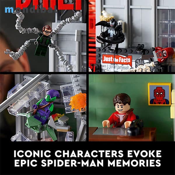 ساختنی مدل ساختمان روزنامه دیلی باگل مرد عنکبوتی Spider-Man Daily Bugle Newspaper Office — تصویر ۶