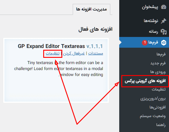 افزونه گسترش ناحیه متنی در گرویتی فرمز | Gravity Perks Expand Textareas — تصویر ۲