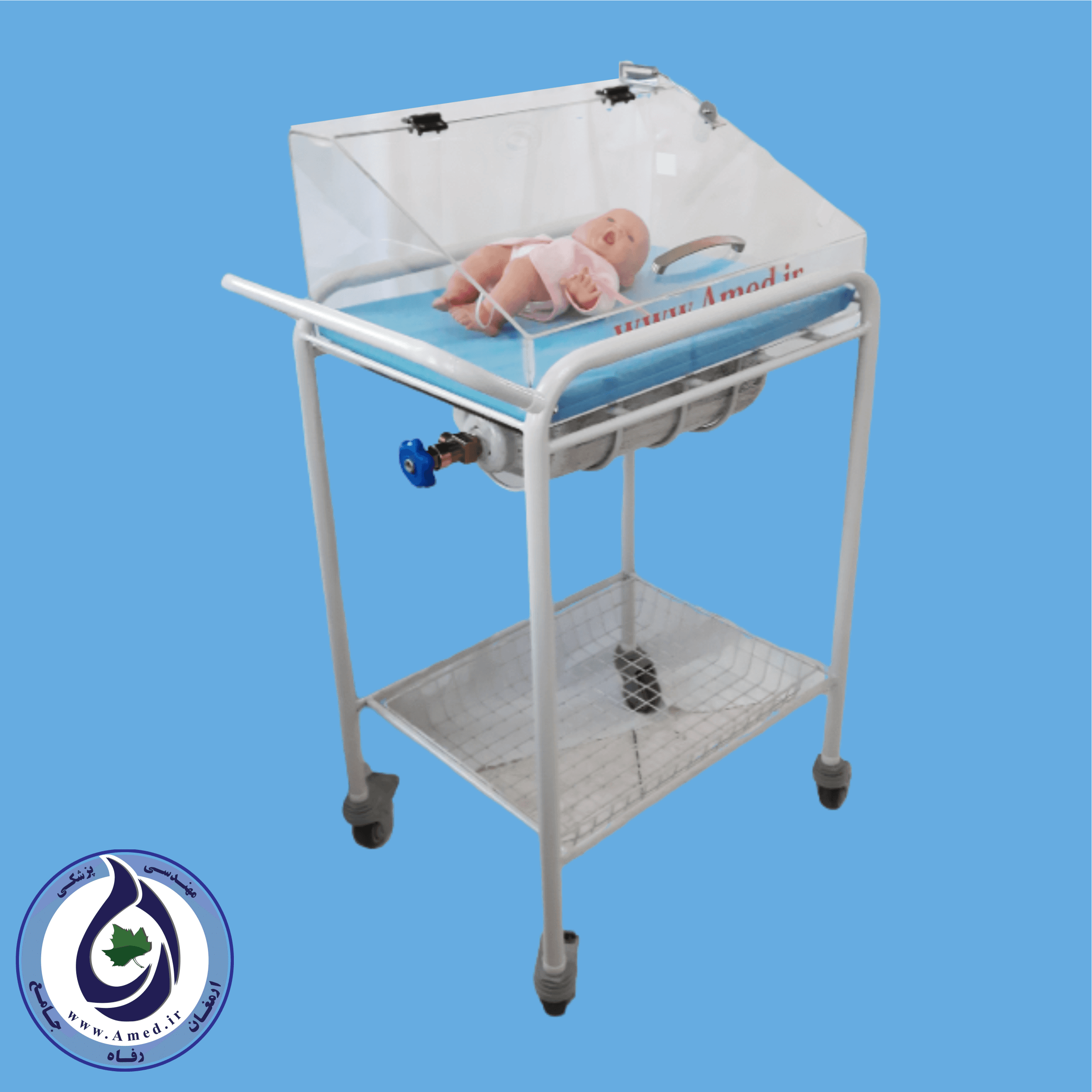 تخت بستری (کات) نوزاد – مدل آریو