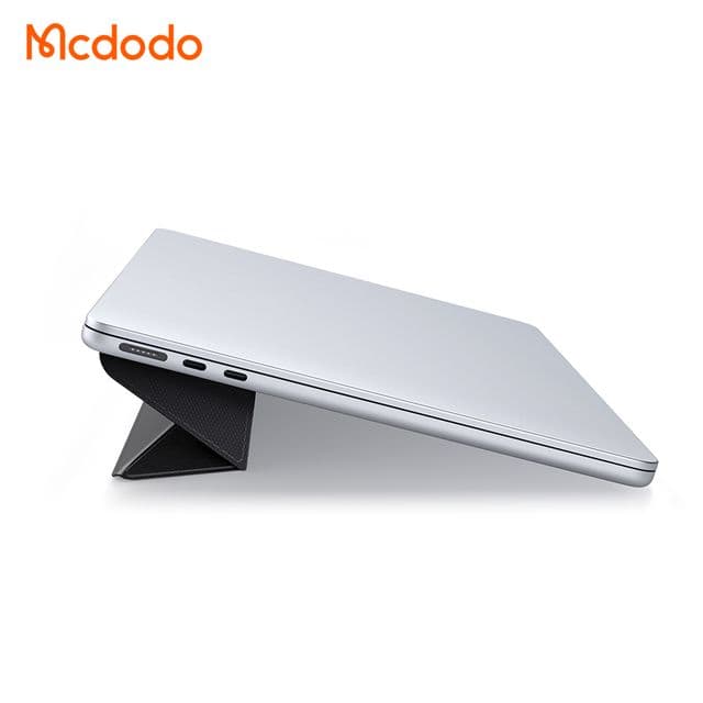 استند پایه نگهدارنده تاشو چرمی چسبی لپتاپ و تبلت مک دودو مدل MCDODO FS-2510 — تصویر ۳