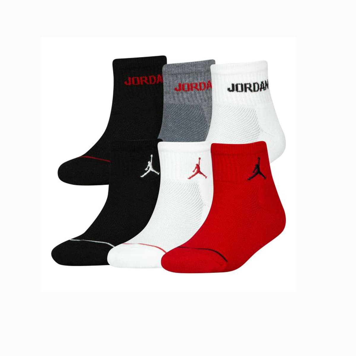 JORDAN KIDS 6 PACK ANKLE SOCKS — تصویر ۵