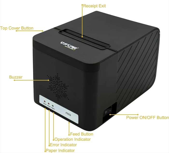 فیش پرینتر حرارتی Oscar مدل POS88H — تصویر ۳