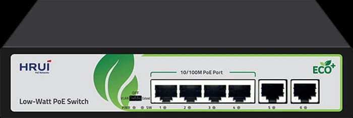 سوئیچ 6 پورت HRUI مدل HR902-AF-42N