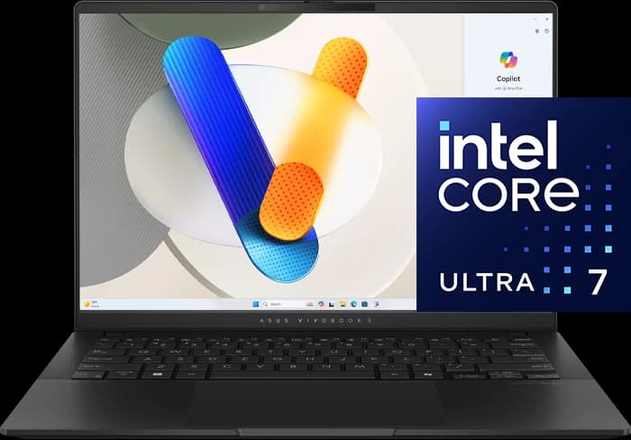 لپ تاپ 14 اینچ Asus مدل Vivobook S 14 S5406SA-PP073W (Ultra 7 256V-16GB LPDDR5-1TB SSD-WUXGA)